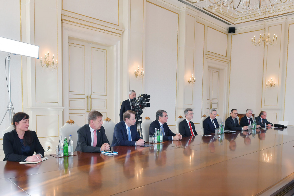 President Ilham Aliyev received delegation led by Executive Director of German Eastern Business Association-UPDATED 