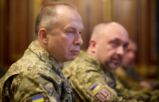 Commander in Chief of the Ukrainian Armed Forces Colonel General Oleksandr Syrskyi