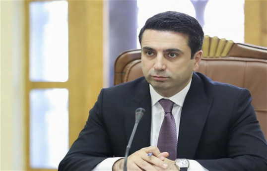 Alen Simonyan, the Speaker of the Armenian Parliament