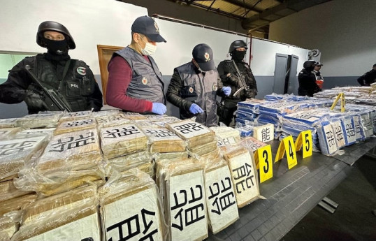 Moroccan police seize over 1.4-ton cocaine