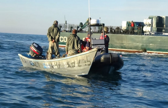 Azerbaijan rescues 2 fishermen who were in danger of drowning -PHOTO 