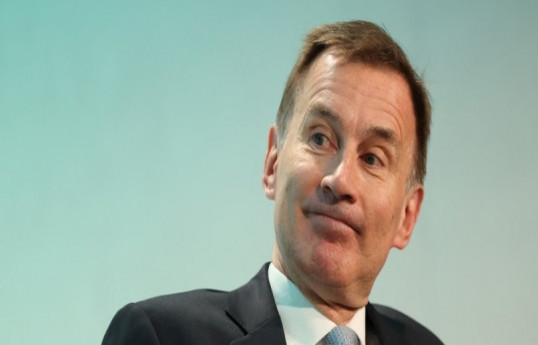 Jeremy Hunt, British Finace minister 