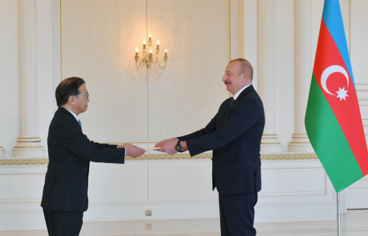 Azerbaijan President receives newly appointed Japanese ambassador-UPDATED 
