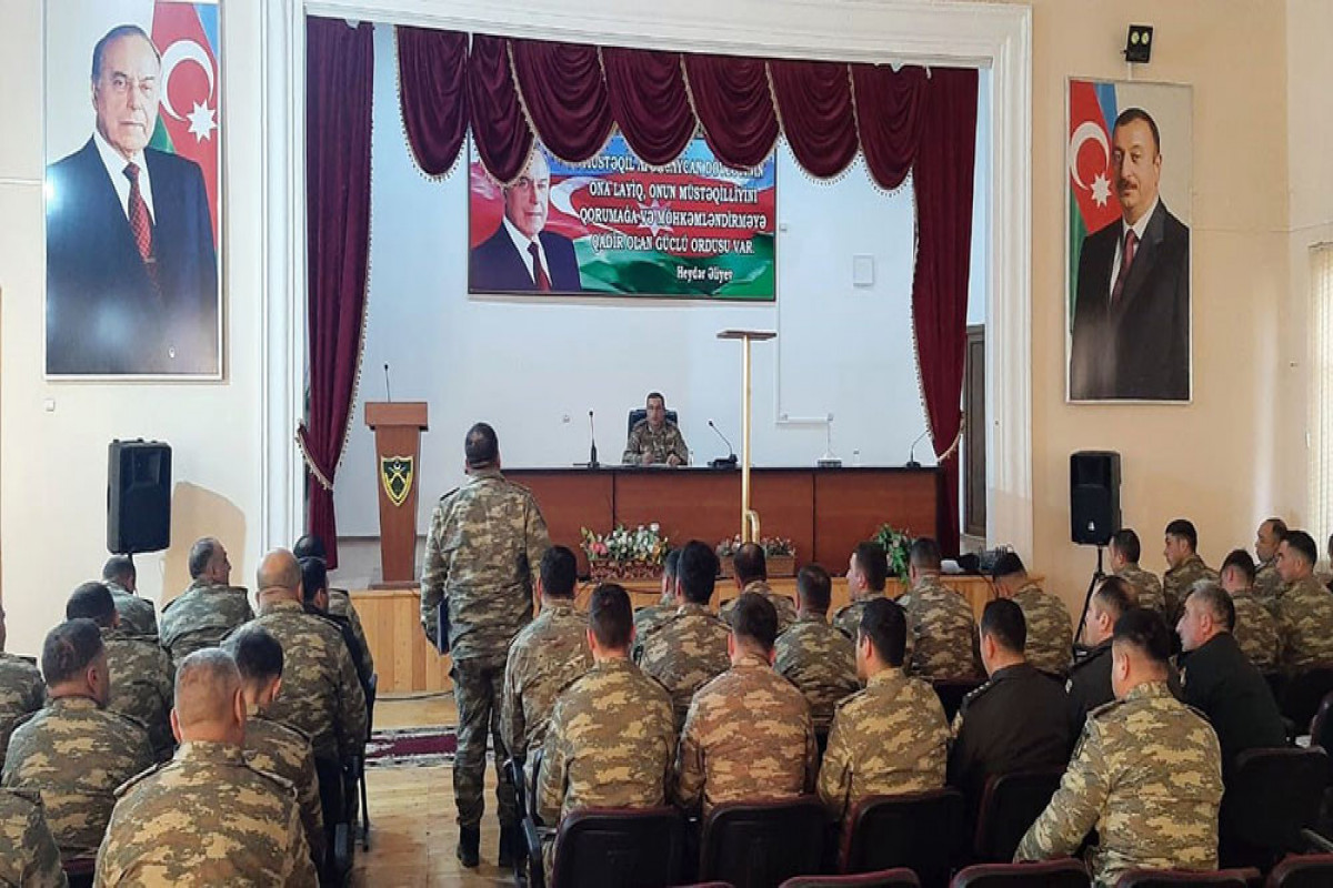 Azerbaijan Army held training-methodical sessions with officers, psychologists on ideological work, moral-psychological support
