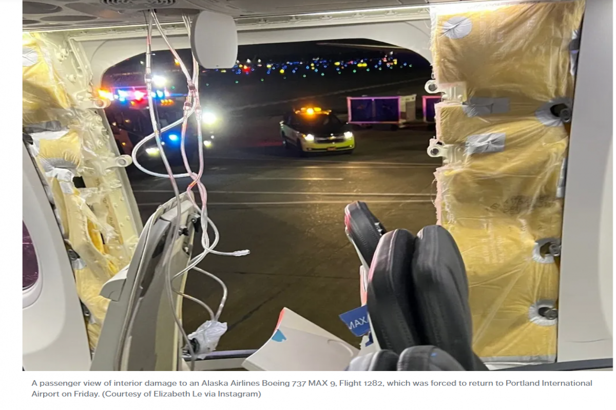 US investigators retrieve 737 MAX jet panel