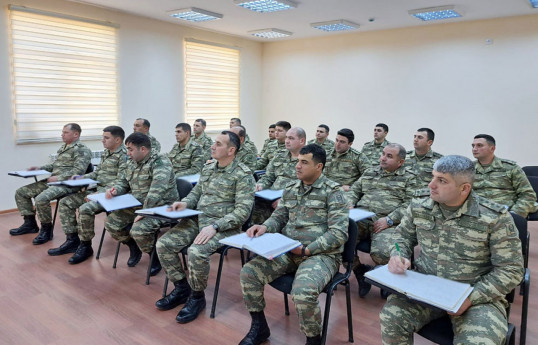 Azerbaijan Army holds command staff session-PHOTO 