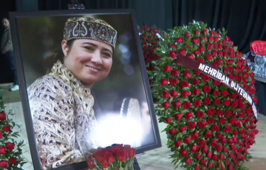 Azerbaijan's Vice-President sends wreath to farewell ceremony of Honored Artist Aygun Beyler