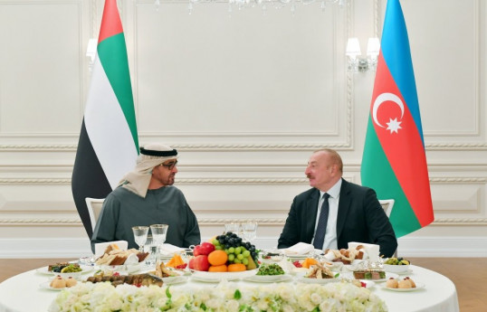 Official reception was hosted in honor of President of United Arab Amirates