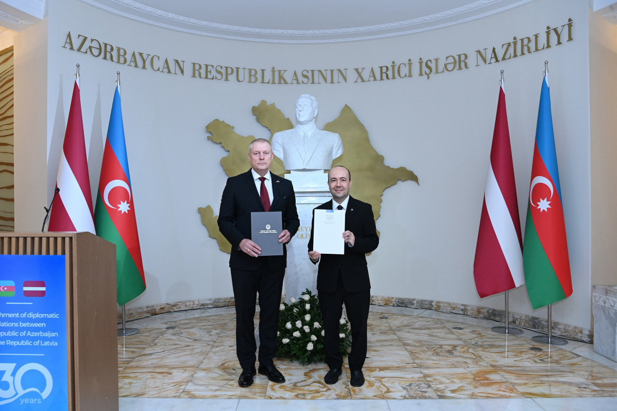 Azerbaijan celebrates 30th anniversary of establishment of diplomatic relations with Latvia -PHOTO 