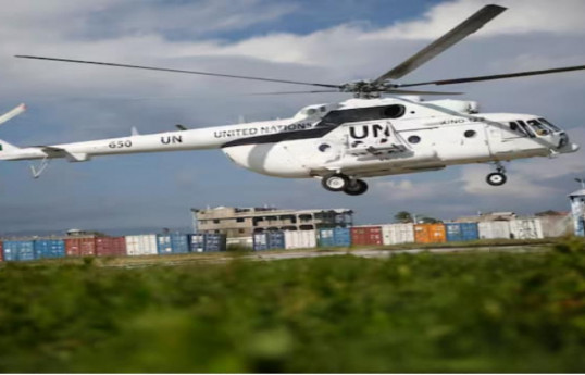 Al-Shabab terrorists burn captured UN helicopter in Somalia