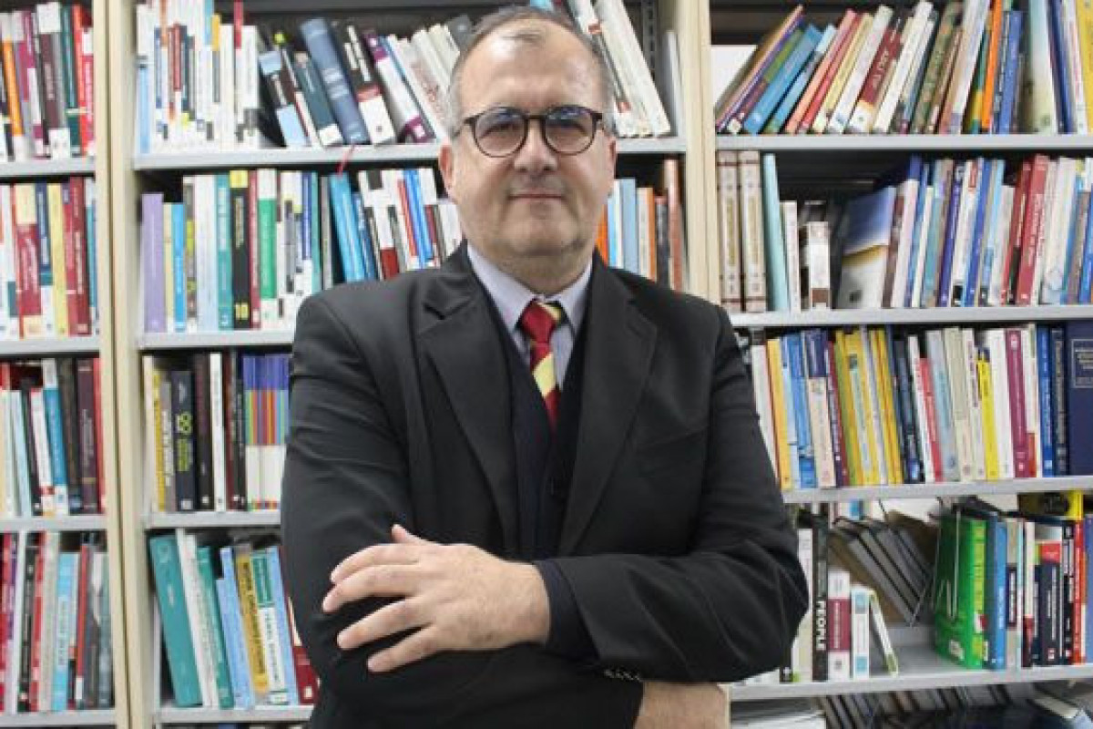 Sadik Akyar, professor of Girne American University, specialist on international relations