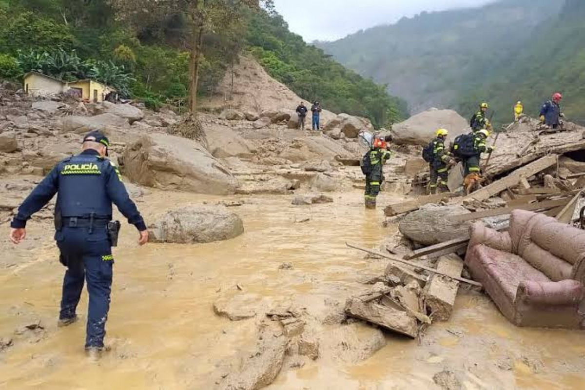 18 killed in Colombia landslide