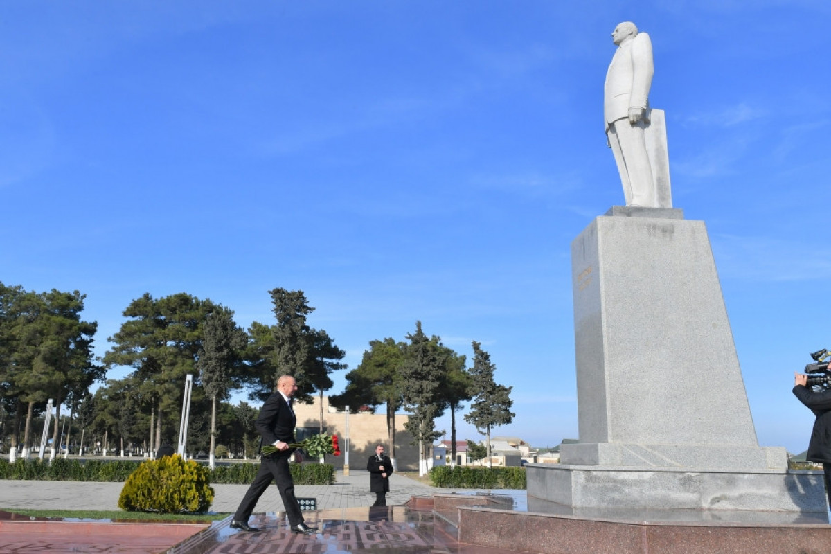 President Ilham Aliyev visited Neftchala district