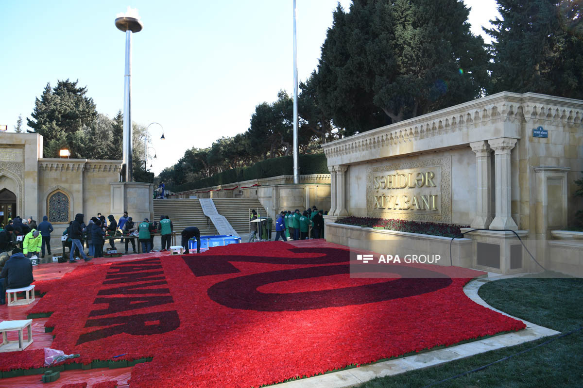 Baku prepares to mark anniversary of January 20 Tragedy - PHOTOLENT 