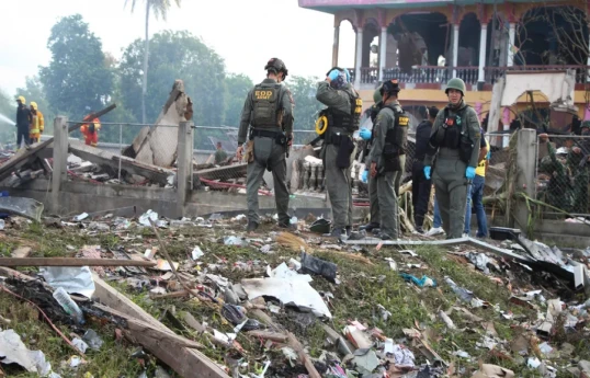 Around 20 killed in explosion at Thai firework factory, no survivors found
