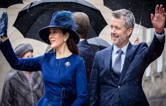 Queen Mary and King Frederik of Denmark