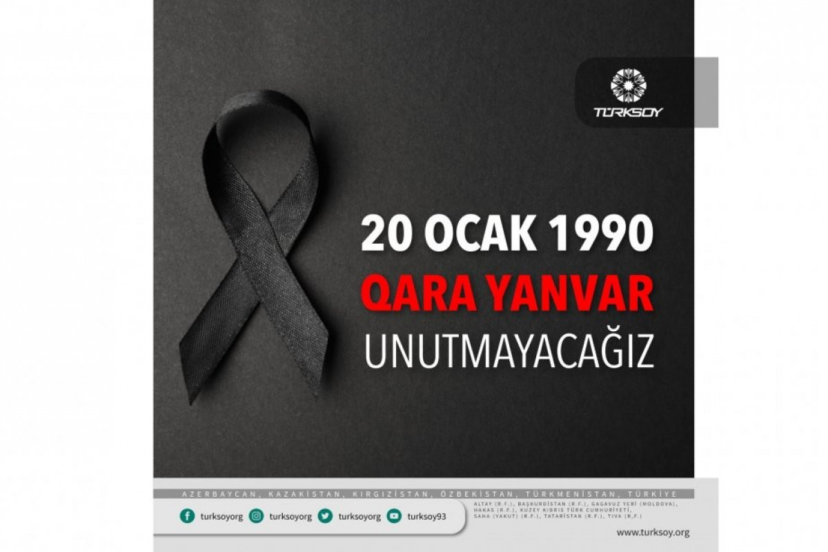 TURKSOY honors memory of martyrs of January 20 tragedy
