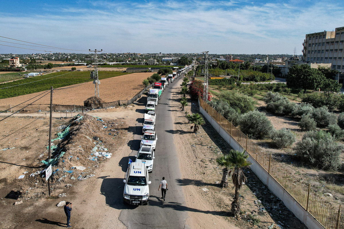 Israel says 260 trucks carrying humanitarian aid enter Gaza in past day