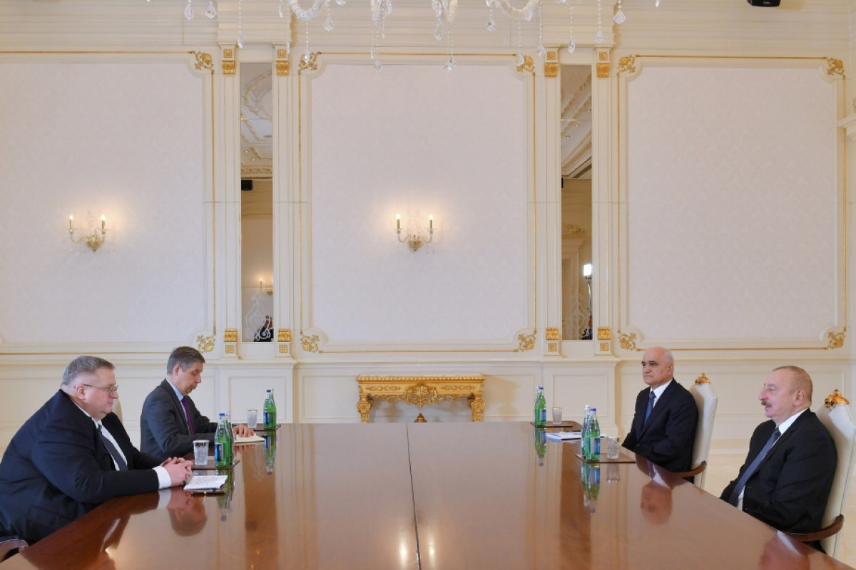 President of Azerbaijan Ilham Aliyev received Deputy Prime Minister of Russia Alexei Overchuk -UPDATED 