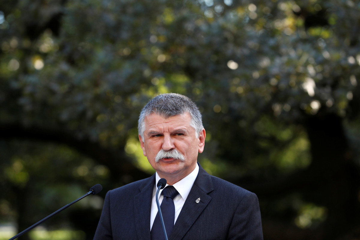 Hungarian Parliament Speaker Laszlo Kover