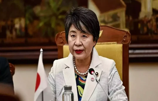 Japanese Foreign Minister Yoko Kamikawa