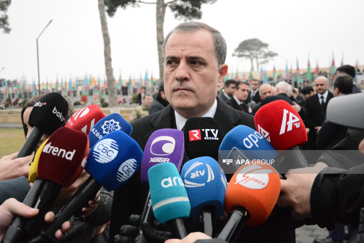Jeyhun Bayramov, the Minister of Foreign Affairs of the Republic of Azerbaijan