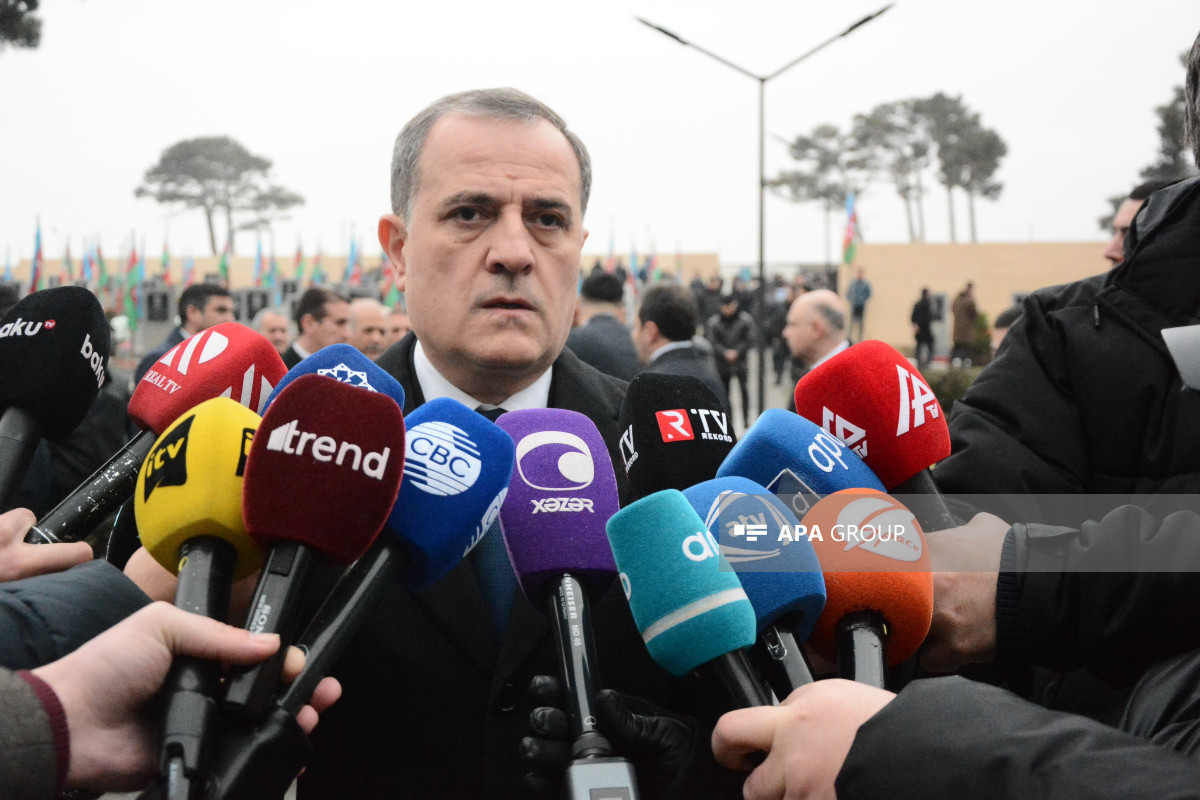 Jeyhun Bayramov, the Minister of Foreign Affairs of the Republic of Azerbaijan