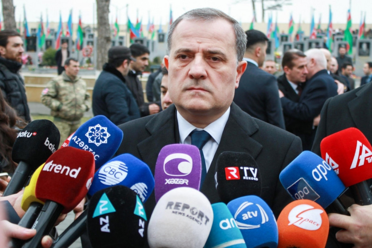 Jeyhun Bayramov, the Minister of Foreign Affairs of the Republic of Azerbaijan