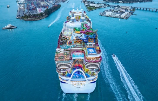 World's largest cruise ship sets sail, bringing concerns about methane emissions