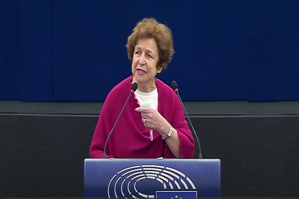 Tatjana Zdanoka, member of the European Parliament from Latvia