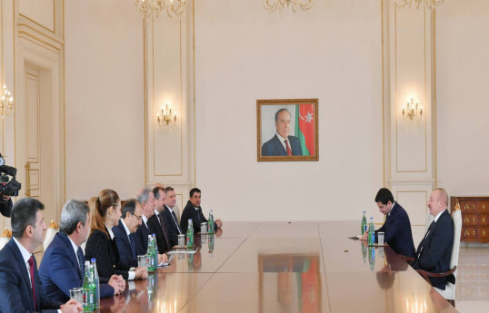 President Ilham Aliyev received delegation led by Chairman of National Defense Committee of Turkish Grand National Assembly-UPDATED 