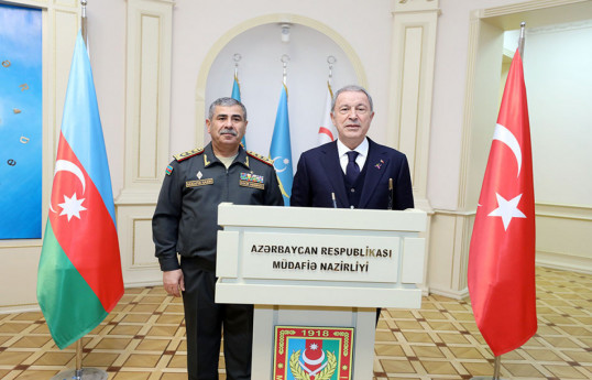 Azerbaijan Defense Minister meets with delegation led by Chairman of National Defense Committee of Turkish Grand National Assembly