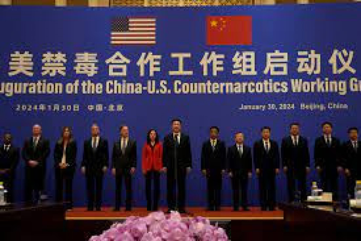 China, U.S. launch counternarcotics working group