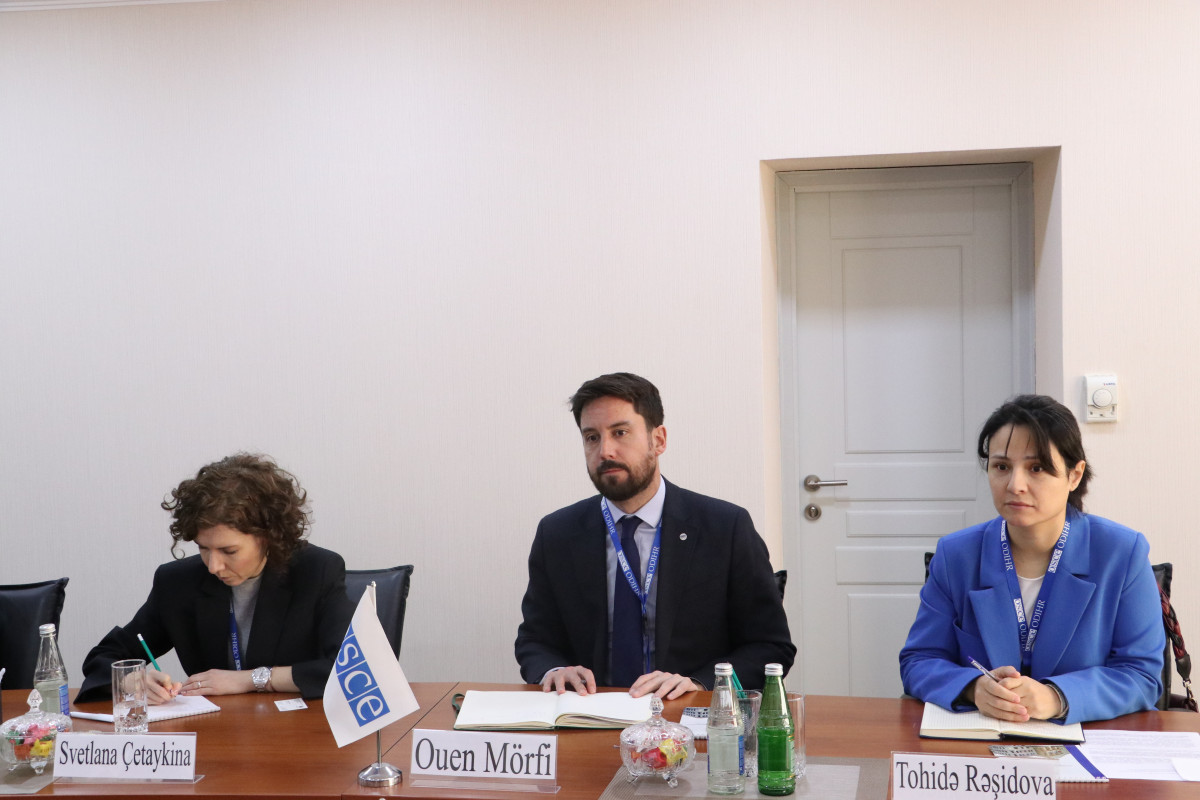 Azerbaijan Prosecutor General's Office held meeting with OSCE/ODIHR observation mission -PHOTO 
