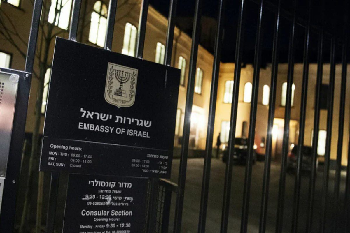 Bomb squad destroys object found outside Israeli embassy in Sweden’s Stockholm