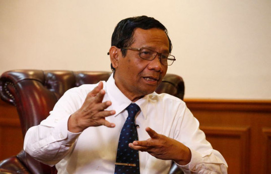Indonesian Chief Security Minister Mohammad Mahfud MD