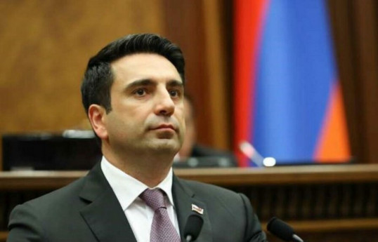 Alen Simonyan, the Speaker of the Armenian Parliament
