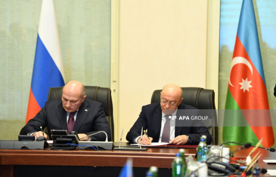 Azerbaijani and Russian Ministers of Emergency Situations ink action plan