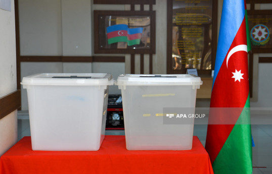 Azerbaijan's Embassy in Georgia sets up polling station regarding snap presidential elections