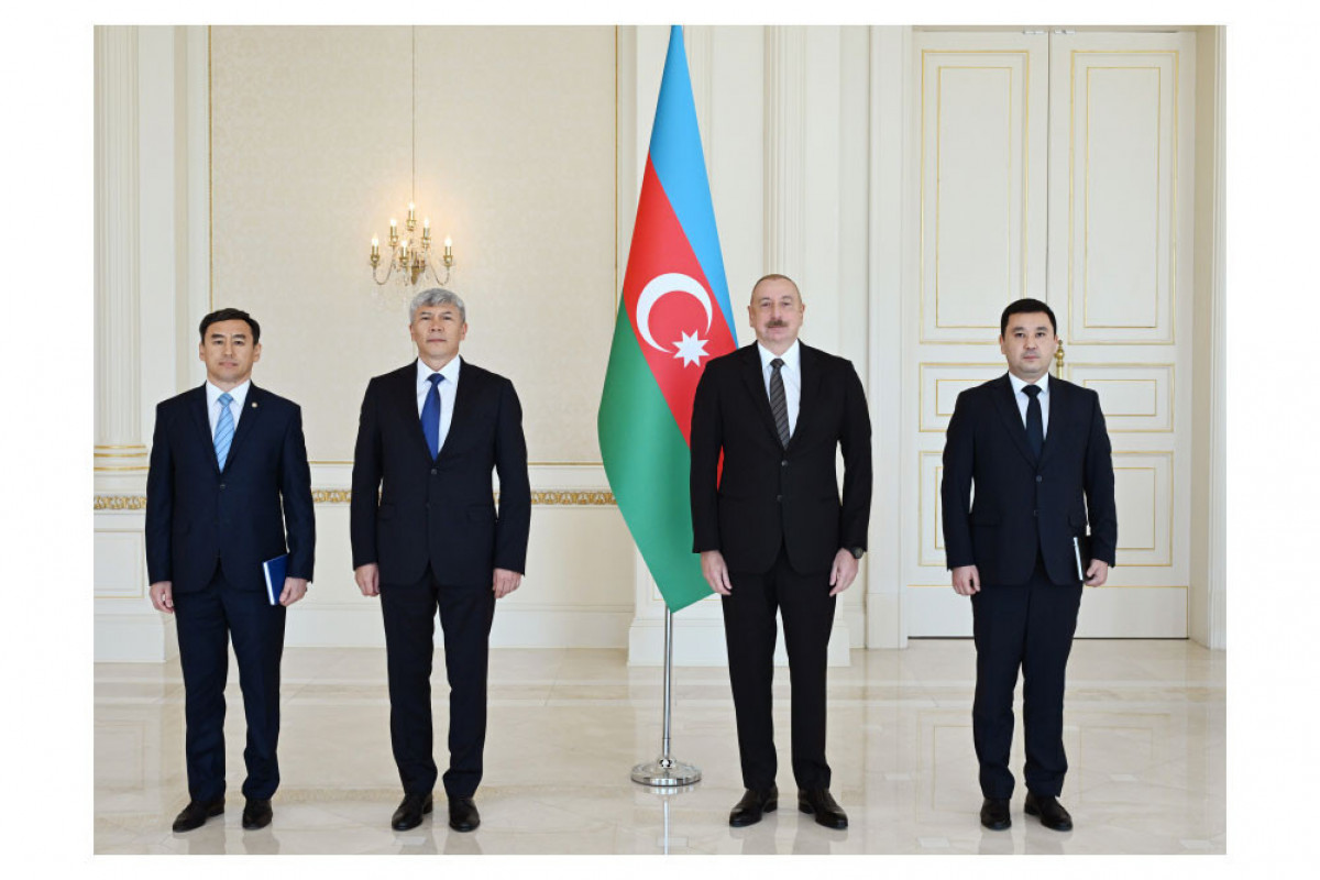 President Ilham Aliyev received credentials of incoming Kyrgyz ambassador -UPDATED 