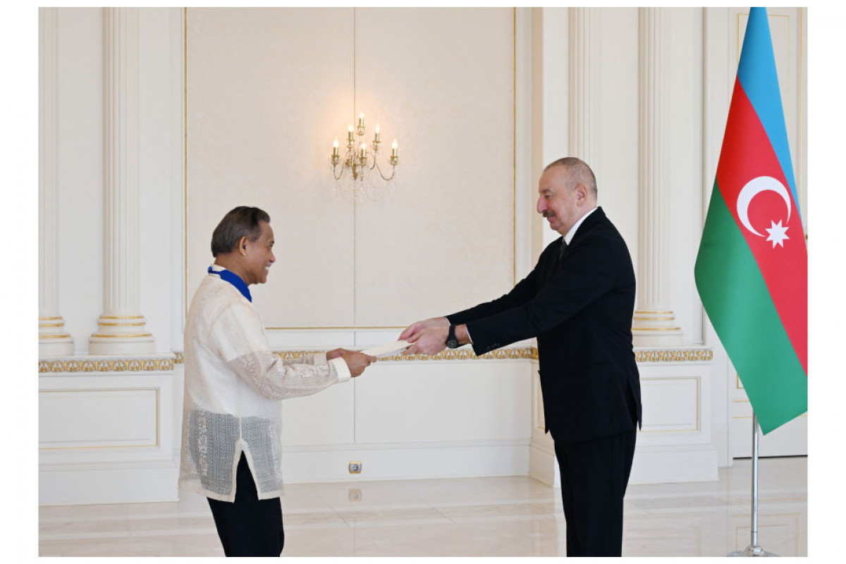 President Ilham Aliyev received credentials of incoming ambassador of the Philippines-UPDATED 