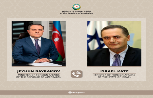 Azerbaijani, Israeli FMs discuss situation in region and around Gaza