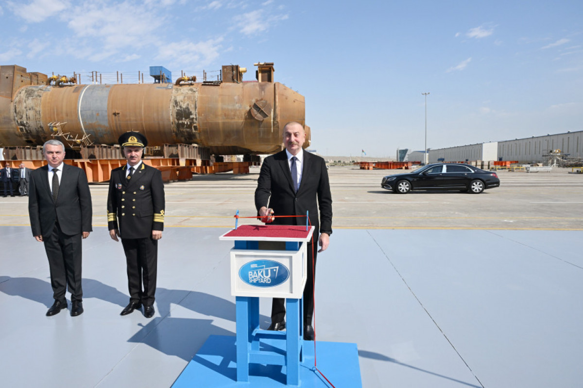 President Ilham Aliyev participated in ceremony to commission "Zangilan" tanker -UPDATED -PHOTO 