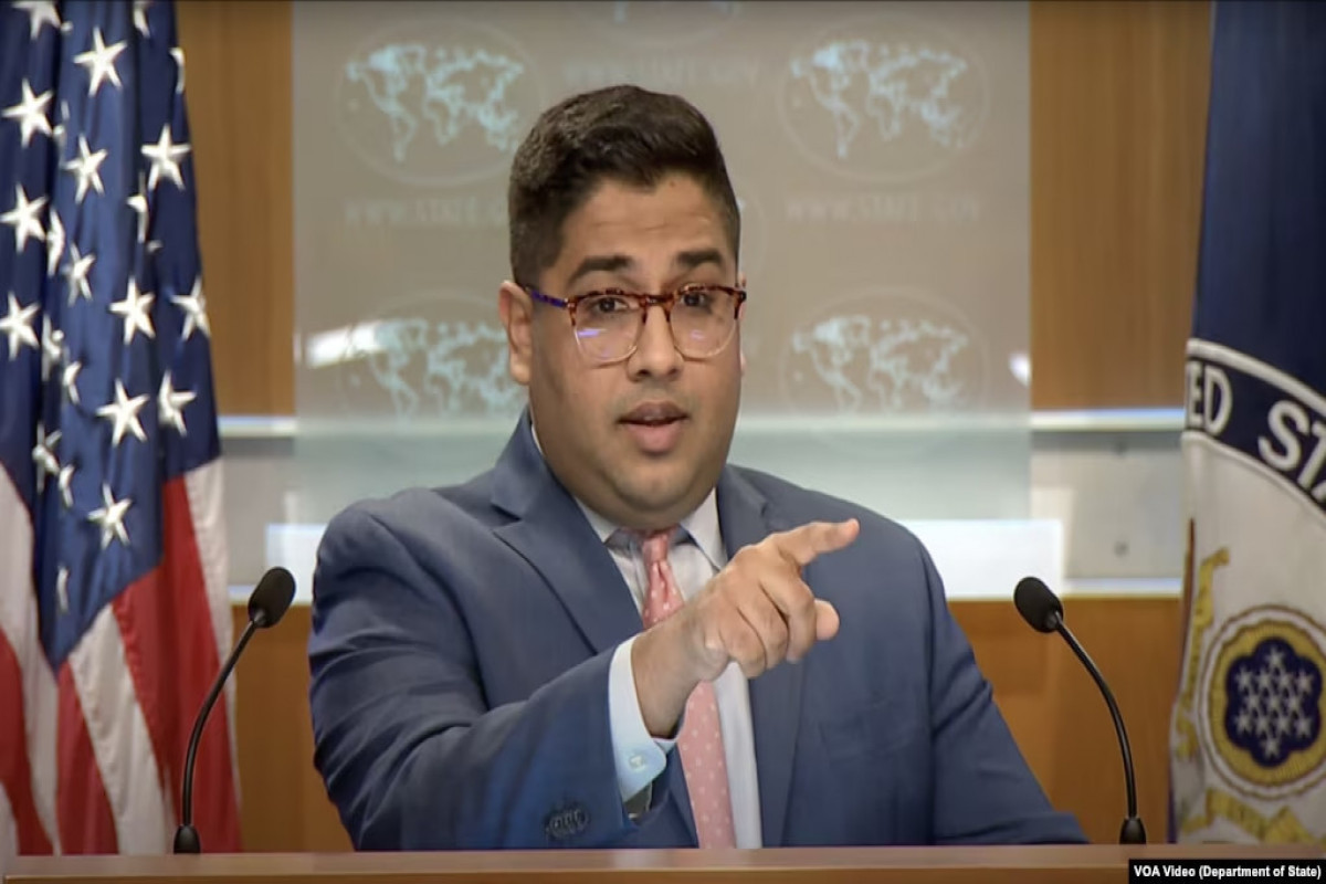 Vedant Patel, the Principal Deputy Spokesperson for the United States Department of State