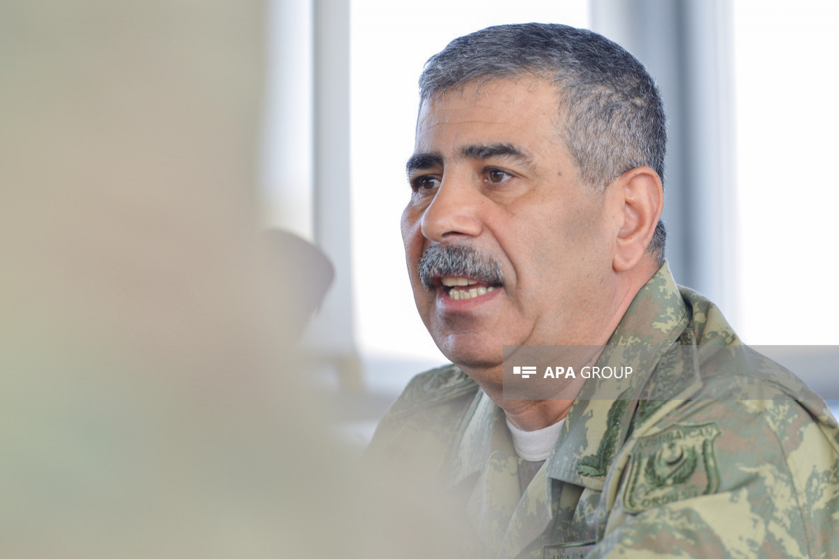 Minister of Defense of the Republic of Azerbaijan, Colonel General Zakir Hasanov