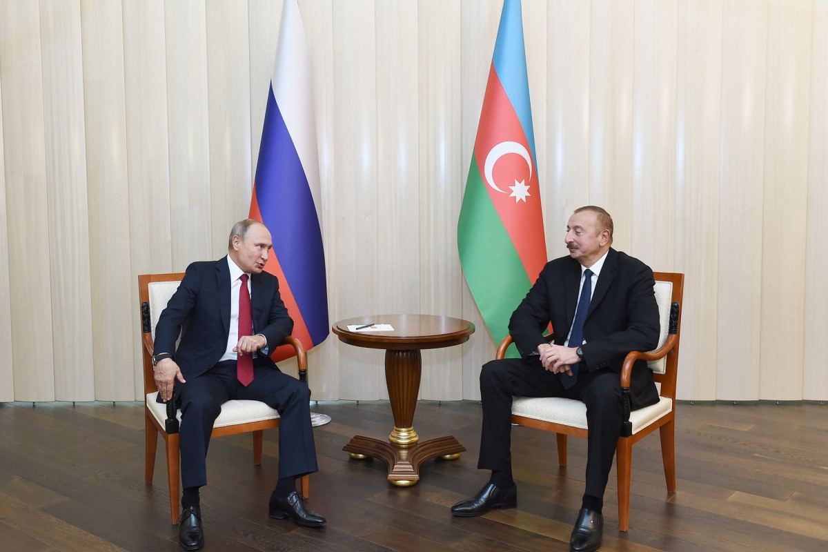 Vladimir Putin, President of the Russian Federation and Ilham Aliyev, President of the Republic of Azerbaijan