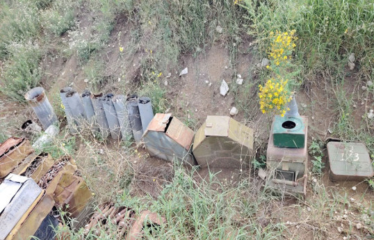 Considerable amount of ammunition found in Khojaly-PHOTO -VIDEO 