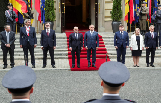 German Chancellor Olaf Scholz and Polish Prime Minister Donald Tusk