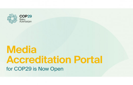 Media accreditation portal for COP29 is now open
