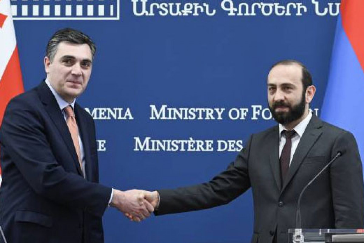 Ilia Darchiashvili, Minister of Foreign Affairs of Georgia and Ararat Mirzoyan, Minister of Foreign Affairs of Armenia